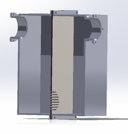 Renderização em alta qualidade de Lavador de Gases Modular